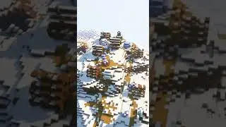 Красивая Снежная Деревня в Майнкрафт 1 18