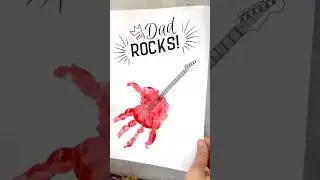 Fathers Day Craft Ideas | Handprint Fathers Day Gift for Dad 
