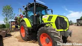 2022 Claas Arion 510 4.5 Litre 4-Cyl Diesel Tractor (115 / 125 HP) with Tedder