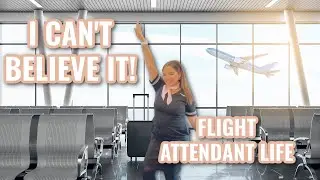 FLIGHT ATTENDANT LIFE VLOG - My First Trip As A Line Holder!!! I Can't Believe It!