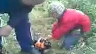 Мальчик и триммер. Самое смешное видео