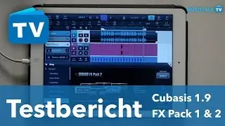 Cubasis 1.9 in-App FX Pack 1 & 2 lohnen die neuen Effekte?