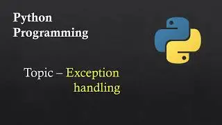 Exception handling in python | python programming in hindi