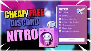 How to get FREE/CHEAP DISCORD NITRO
