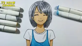How to draw an anime girl step by step \ Vẽ nhân vật nữ anime