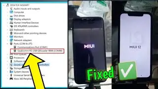 Poco F1 Hardbrick only Qualcomm 9008 Port Showing | EDL Stuck Fixed ✅