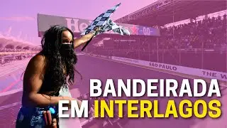 MEDALHISTA REBECA ANDRADE JÁ DEU BANDEIRADA NA F1