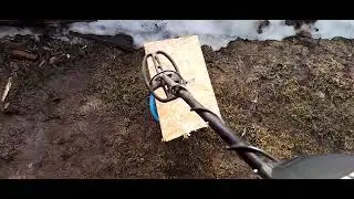 GARRETT AT Gold  тест монета под железом. 👍👍👍