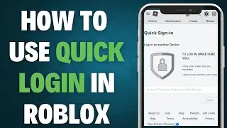 How to Actually use QUICK LOGIN on Roblox! (2024) | Roblox Quick Login Guide)