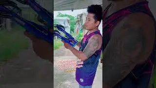 Mini speargun 30cm super smooth and super quality😱😱 #spearfishing #fishing #speargun
