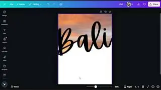 How to Create Split Screen Text in Canva (3-Minute Tutorial for Beginners)