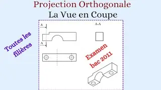 Vue en Coupe : Exercice d'examen national 2011