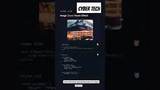 Image zoom hover effect with Html and css 
