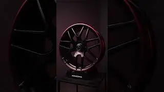 Элегантно. Стильно. С изюминкой. Кованый диск в стиле AMG с красным кантом🔥 