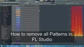 How to Remove all Patterns of a project in FL Studio