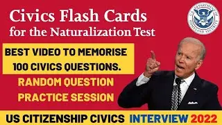 100 CIVICS QUESTION AND ANSWERS FOR US CITIZENSHIP INTERVIEW 2022