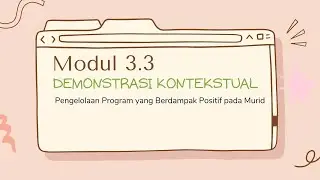 Demonstrasi kontekstual Modul 3.3