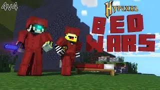Minecraft Hypixel Bedwars 4v4🔥