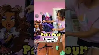 Making Clawdeen’s SKIRT 💜 Monster High Costume 