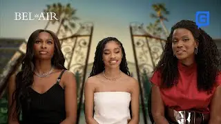 Cassandra Freeman, Coco Jones & Akira Akbar on Bel-Air season 2