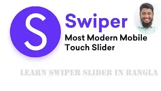 How to create Slider with Swiper Slider JS. Swiper Slider JS Bangla Tutorial 2021 with source code.