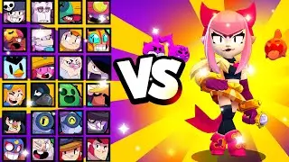 MELODIE VS TÜM KARAKTERLER 📣 YOK EDİYOR - Brawl Stars 