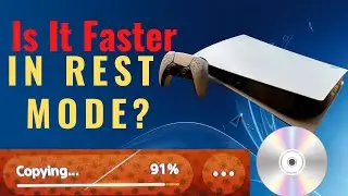 Do PS5 Game Discs Copy In Rest Mode?