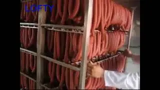 Chinese Sausages Smoke Furnace--Industrial Smoker  #meat #restaurant  #kitchen