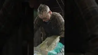 Traditional parchment paper was made from animal hides. 