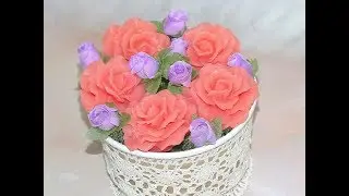 Букет из мыла Розы