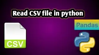 Read CSV in Python using pandas