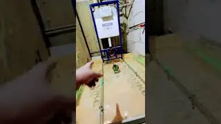 Установка маяков в санузле