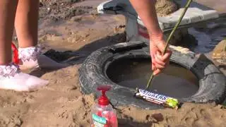 wet&muddy socks