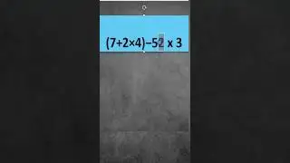 Raise a base number to a certain power in Microsoft Powerpoint #shorts