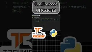 find Factorial number in python 
