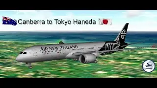 GeoFS Timelapse: Canberra to Tokyo Narita