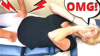 *10 Year Knee Pain* Fix with BRUTAL! *Chiropractic Crack* Full Spine Adjustment