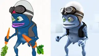 Frog dance Funny frog the flash crazy drawing meme😂।। Funny art memes।।