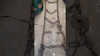 снежные заносы спасение есть цепи на колёсах