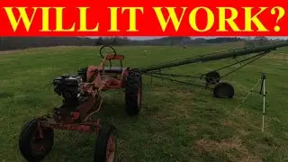 predator powered allis b running grain auger