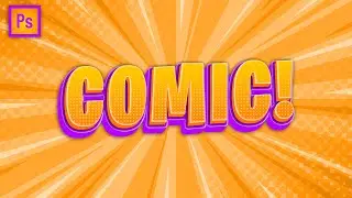 3D COMIC TEXT EFFECT IN PHOTOSHOP | HACK THE DESIGN