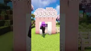 Minecraft Cherry Starter Base 🏠 #shorts