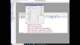 Web filter on Mikrotik Router