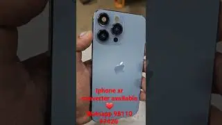 iphone xr converter to iphone 13pro available ❤️| watsapp 98110 97420 for bookings 