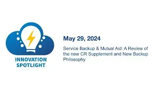 Service Backup and Mutual Aid: A review of the supplement and new backup philosophy