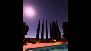 moon over Kelseyville, CA