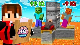Testing EVERY Minecraft Mob IQ To See How DUMB They Are !!!