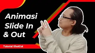 Animasi Text Efek Slide In dan Slide Out di ShotCut Video Editor Gratis
