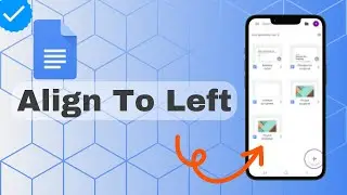 How To Align Text To Left In Docs?