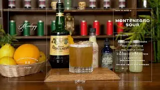 How To Make A Montenegro Sour | Classic Cocktail Recipe | Vegan Friendly